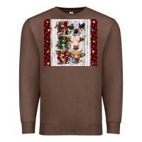 Chestnut ho ho ho christmas cow Premium Sweatshirt - RanaPortraitStore