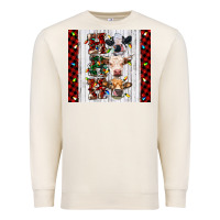 Sandshell ho ho ho christmas cow Premium Sweatshirt - RanaPortraitStore