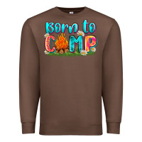 Chestnut born to camp Premium Sweatshirt - Zillion Design Studio
