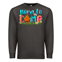 Smoke born to camp Premium Sweatshirt - Zillion Design Studio