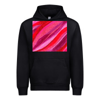 Black valentines day glitter and watercolor Urban Hoodie - AdoDesignShop