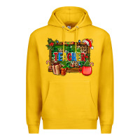 Lemon christmas teacher and coffe cup with board Premium Hoodie - AdoDesignShop