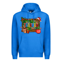 True Royal christmas teacher and coffe cup with board Premium Hoodie - AdoDesignShop