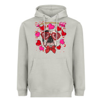 Moon Dust Valentine's day  english bulldog Heavyweight Hoodie - RanaPortraitStore