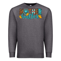 Charcoal Heather mother hustler Premium Sweatshirt - texasbilliewilder