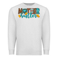 Oatmeal Heather mother hustler Premium Sweatshirt - texasbilliewilder