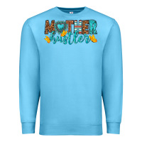 Ocean Blue mother hustler Premium Sweatshirt - texasbilliewilder
