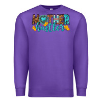 Purple mother hustler Premium Sweatshirt - texasbilliewilder