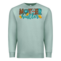 Seafoam mother hustler Premium Sweatshirt - texasbilliewilder
