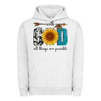 Pigment Lunar Rock with god all things are possible Urban Hoodie - Artiststas