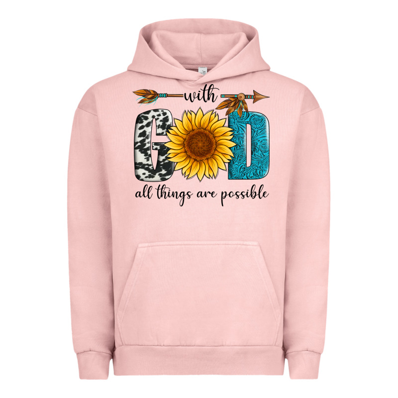 With God All Things Are Possible Urban Hoodie by Artiststas | Teevron