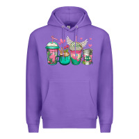 Purple best mom ever mothers day coffee cups Premium Hoodie - Jasminsmagicworld
