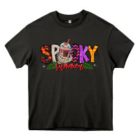 Asphalt spooky summer vibes Heavy Core Tee - CowhideDigitalArt