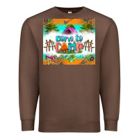 Chestnut born to camp Premium Sweatshirt - Zillion Design Studio
