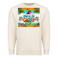 Sandshell born to camp Premium Sweatshirt - Zillion Design Studio