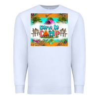 White born to camp Premium Sweatshirt - Zillion Design Studio