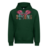 Forest Green she is strong Urban Hoodie - Artiststas