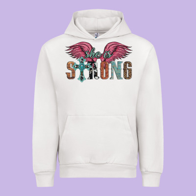 She Is Strong Urban Hoodie Designed By Artiststas