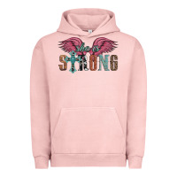 Pigment Salmon she is strong Urban Hoodie - Artiststas