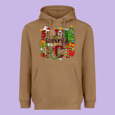 Santa's Favorite Pct Heavyweight Hoodie Designed By Zillion Design Studio