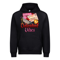 Black valentine vibes Urban Hoodie - AdoDesignShop