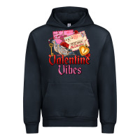 Navy valentine vibes Urban Hoodie - AdoDesignShop