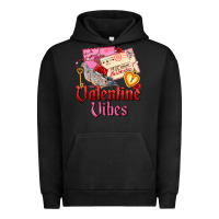 Pigment Black valentine vibes Urban Hoodie - AdoDesignShop