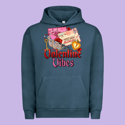 Valentine Vibes Urban Hoodie Designed By Adodesignshop