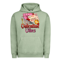Pigment Oil Green valentine vibes Urban Hoodie - AdoDesignShop