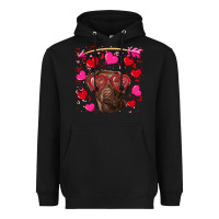Valentine's Day  Labrador Retriever Heavyweight Hoodie | Teevron