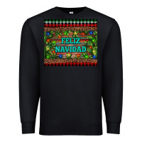 Black feliz navidad Premium Sweatshirt - RanaPortraitStore