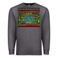 Charcoal Heather feliz navidad Premium Sweatshirt - RanaPortraitStore