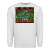 Oatmeal Heather feliz navidad Premium Sweatshirt - RanaPortraitStore