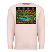 Pale Pink feliz navidad Premium Sweatshirt - RanaPortraitStore