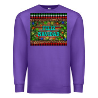 Purple feliz navidad Premium Sweatshirt - RanaPortraitStore