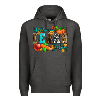 Charcoal Heather y'all gonna learn today pumpkin and pen Premium Hoodie - AdoDesignShop