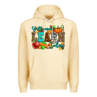Pina Colada y'all gonna learn today pumpkin and pen Premium Hoodie - AdoDesignShop