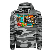 Slate Camo y'all gonna learn today pumpkin and pen Premium Hoodie - AdoDesignShop