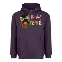 Plum sorority colors its the self love for me afro woman2 Heavyweight Hoodie - texasbilliewilder