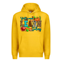 Lemon y'all gonna learn today pumpkin and pen Premium Hoodie - AdoDesignShop