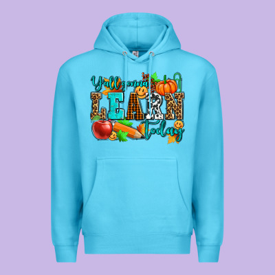 Y'all Gonna Learn Today Pumpkin And Pen Premium Hoodie Designed By Adodesignshop