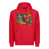 Red y'all gonna learn today pumpkin and pen Premium Hoodie - AdoDesignShop