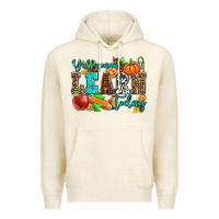 Tofu y'all gonna learn today pumpkin and pen Premium Hoodie - AdoDesignShop