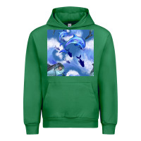 Emerald dolphins Urban Hoodie - BundleAndBundleShop
