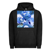 Pigment Black dolphins Urban Hoodie - BundleAndBundleShop