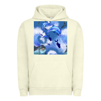 Pigment Pistachio dolphins Urban Hoodie - BundleAndBundleShop