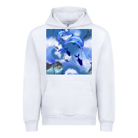 White dolphins Urban Hoodie - BundleAndBundleShop