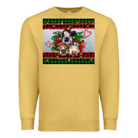 Antique Gold christmas heifers Premium Sweatshirt - RanaPortraitStore
