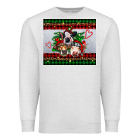 Oatmeal Heather christmas heifers Premium Sweatshirt - RanaPortraitStore