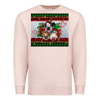 Pale Pink christmas heifers Premium Sweatshirt - RanaPortraitStore